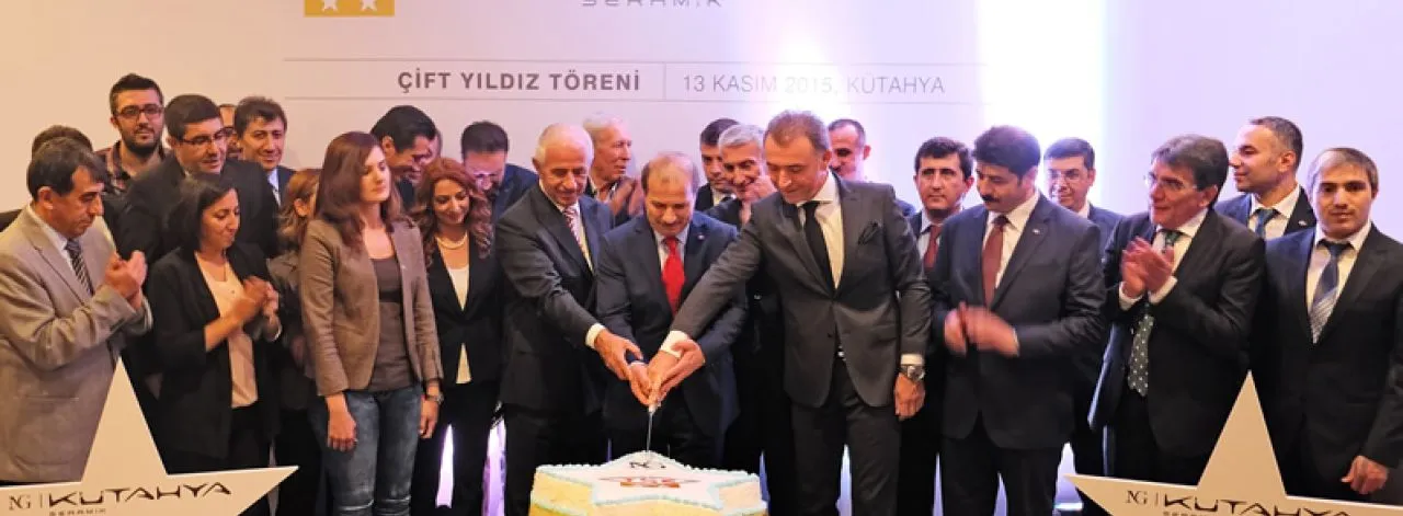 YILDIZLAR NG KÜTAHYA SERAMIK İÇIN PARLIYOR.