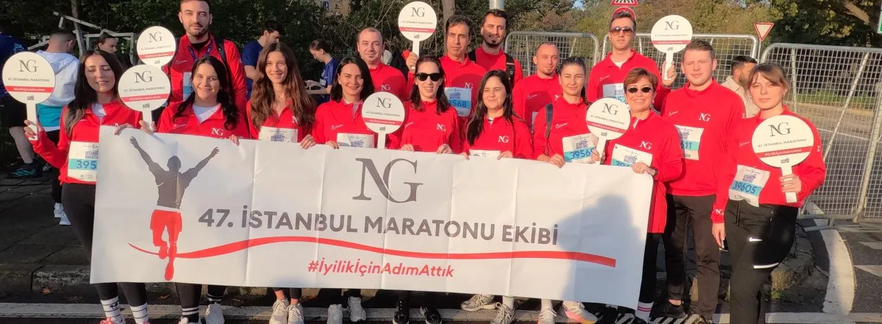 NG Grup, 47. İstanbul Maratonu’nda adımlarını yeniden iyilik için attı!